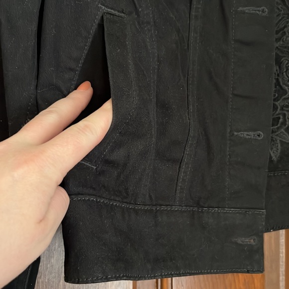 Black LuLaRoe Harvey Embroidered Jacket - Picture 3 of 6